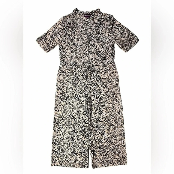 NWOT Johnston & Murphy Leopard Jumpsuit - Picture 1 of 4